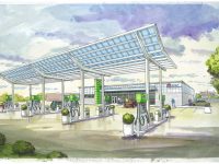 NorthSide Regeneration’s ZOOM Gulf Gas Station-Convenience Store Powered by State-of-the-Art Solar Panel Canopy